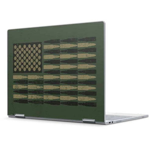 Bullet American Flag Pixelbook Skin